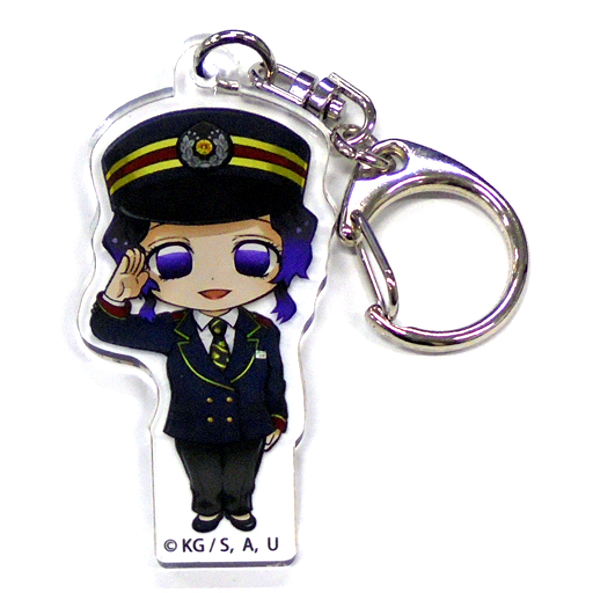 Shinobu Kocho Demon Slayer SL Gunma Mugen Train Daisakusen Acrylic Keychain [USED]