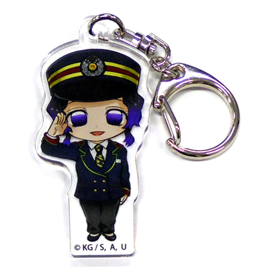 Shinobu Kocho Demon Slayer SL Gunma Mugen Train Daisakusen Acrylic Keychain [USED]