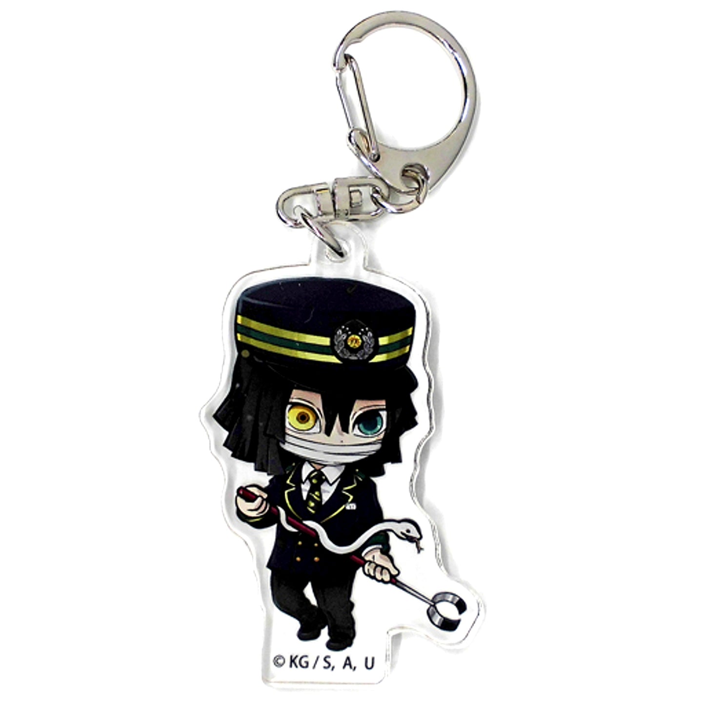 Obanai Iguro Demon Slayer: Kimetsu no Yaiba x SL Gunma Mugen Train Mission Trading Acrylic Keychain [USED]