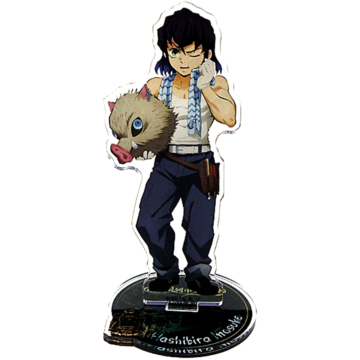 Inosuke Hashibira Demon Slayer Acrylic Stand SL Gunma Mugen Train Operation [USED]