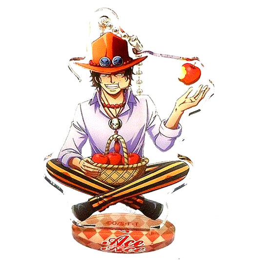 Portgas D. Ace One Piece Break Time Acrylic Keychain [USED]