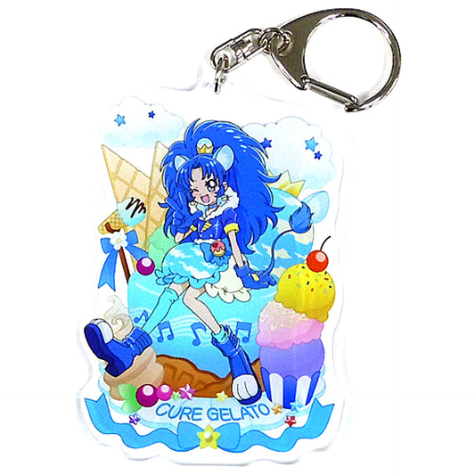 Cure Gelato Kirakira Birthday Sweets Collection Acrylic Keychain Kirakira Pretty Cure a la Mode Pretty Store Ltd [USED]