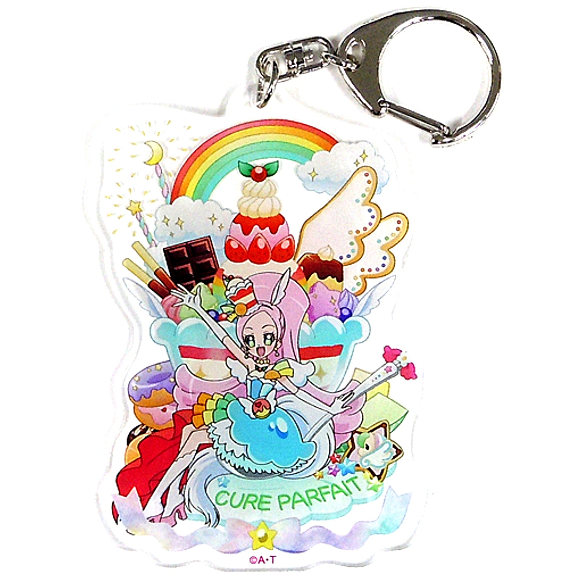 Cure Parfait Kirakira PreCure a la Mode Birthday Sweets Acrylic Keychain Store [USED]