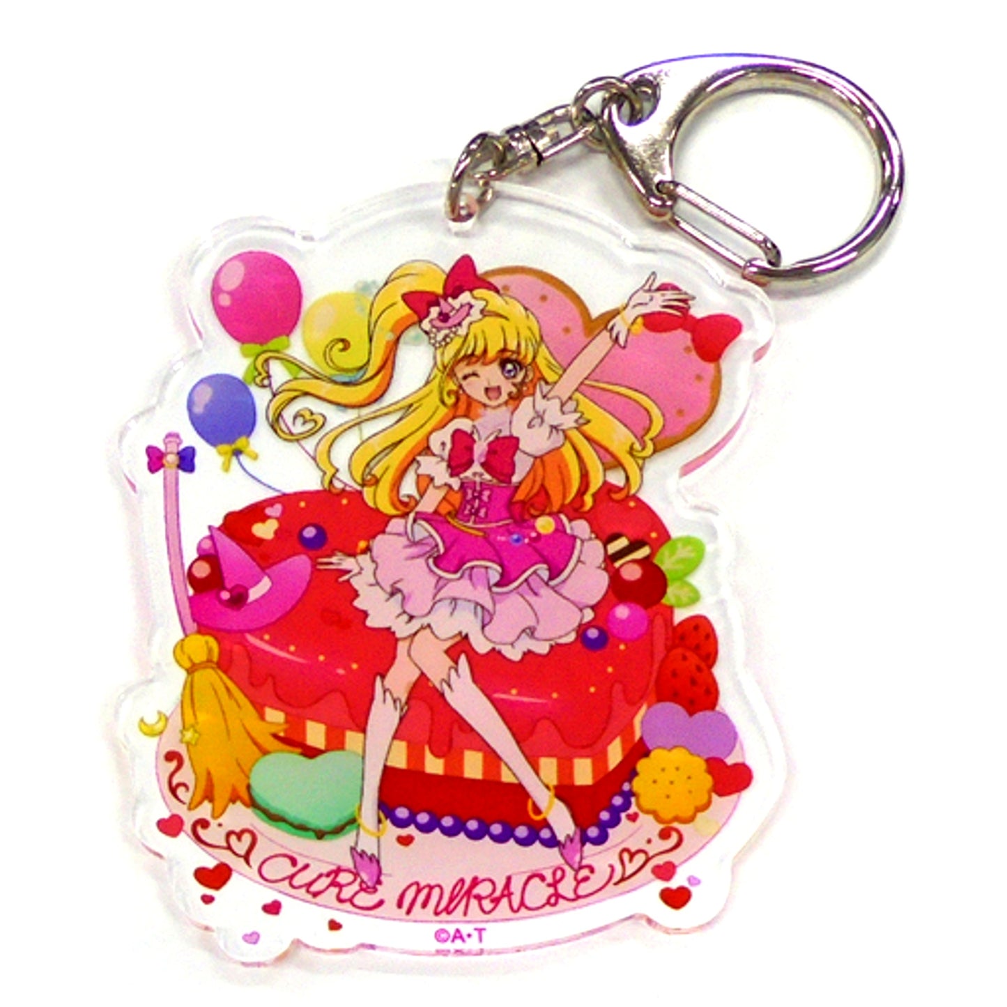 Cure Miracle Maho Girls Precure! Birthday Sweets Collection Acrylic Keychain Pretty Store Limited [USED]