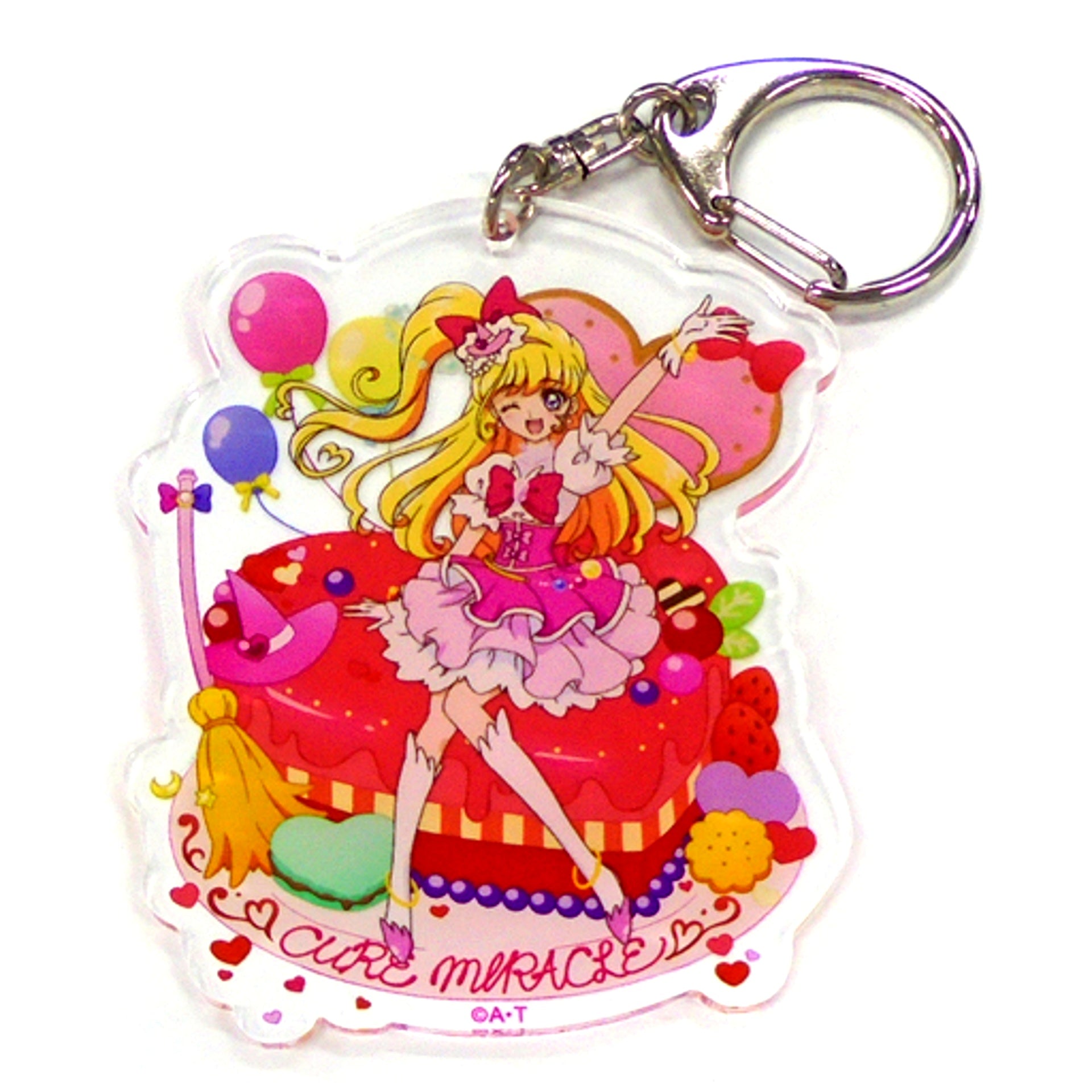 Cure Miracle Maho Girls Precure! Birthday Sweets Collection Acrylic Keychain Pretty Store Limited [USED]