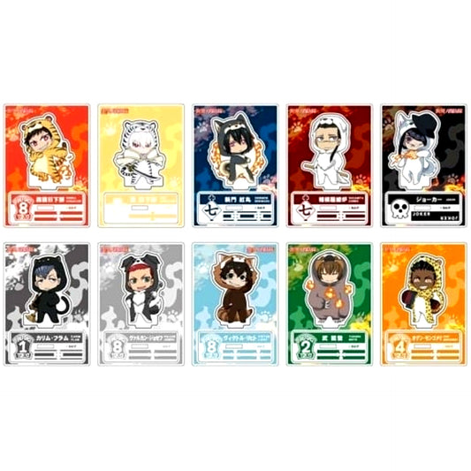 Set of 10 Trading Animaru-kko Acrylic Figure 2 Fire Force [USED]