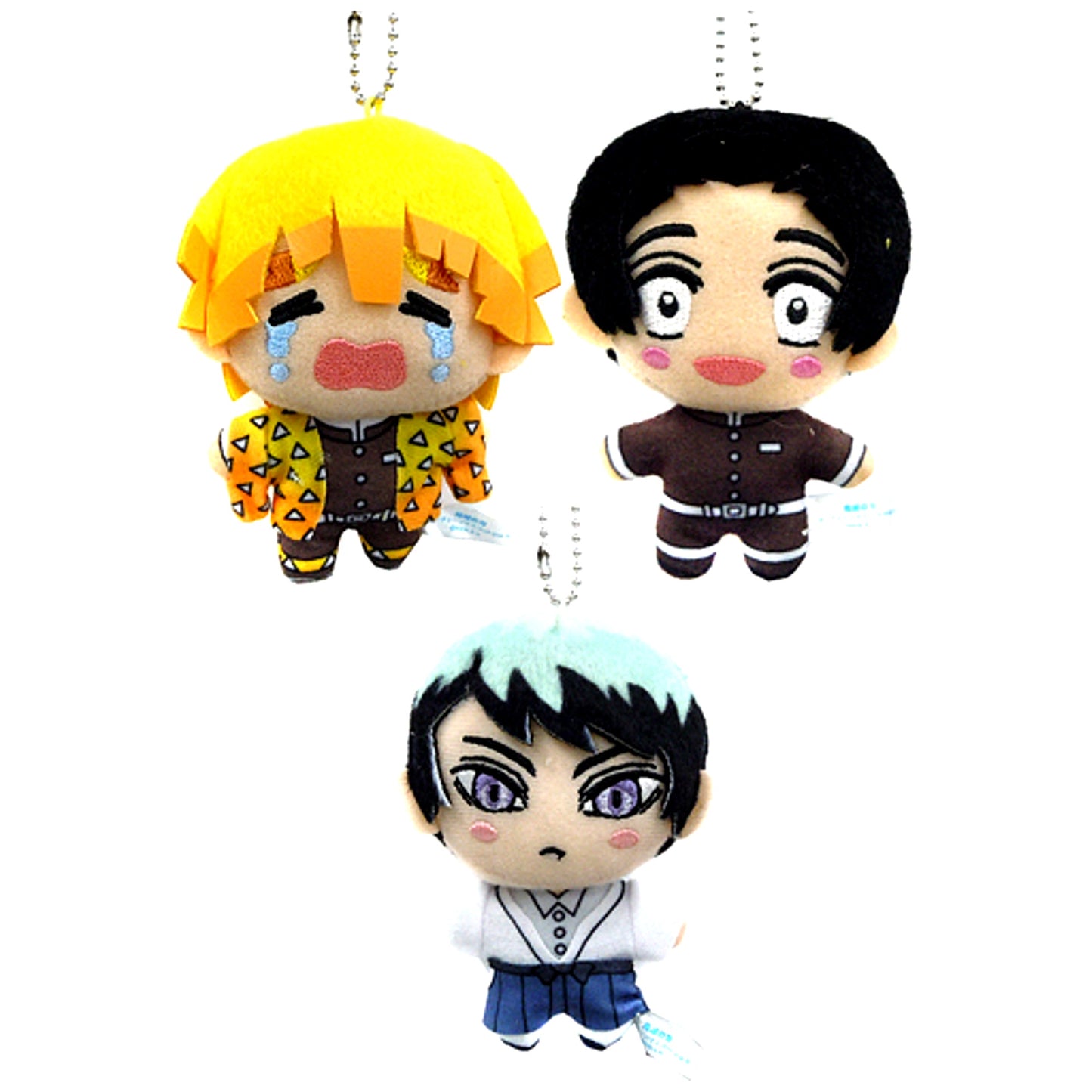 Set of 3 Demon Slayer Kimetsu no Yaiba Keychain Mascot Vol.5 Plush [USED]