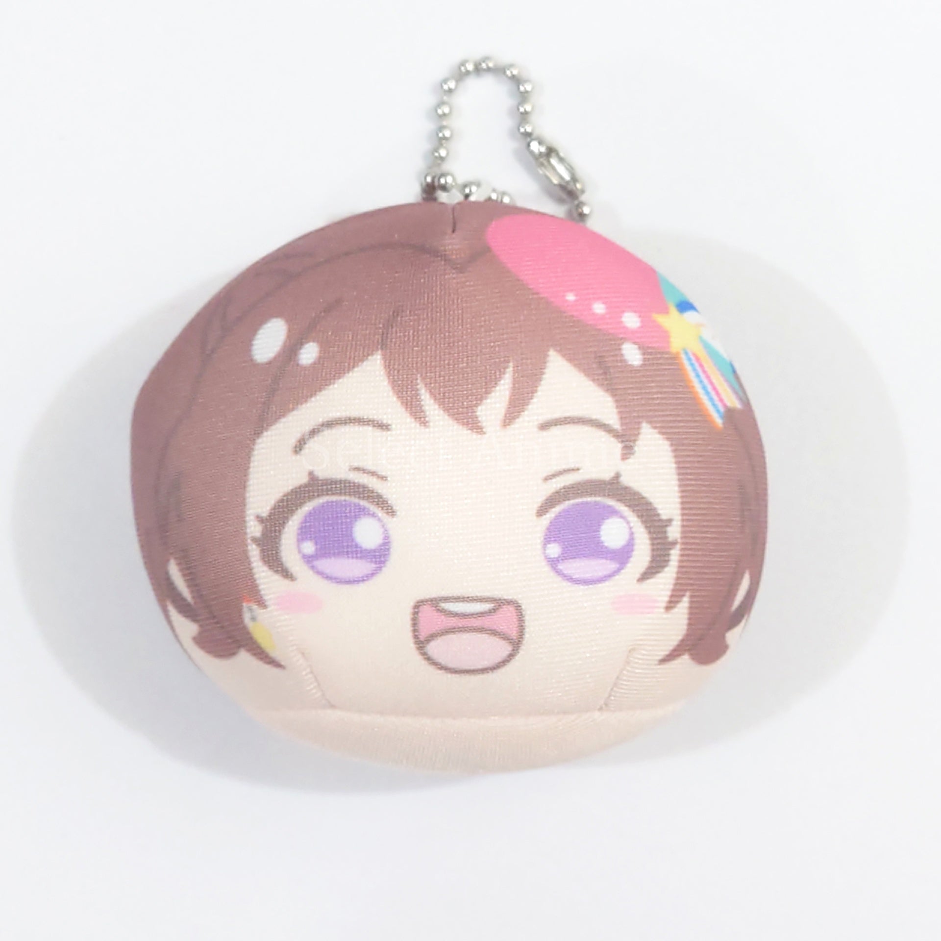 Bang Dream! Girls Band Party! Kasumi Toyama Omanjuu Niginigi Mascot Ver.Poppin'Party Keychains [USED]