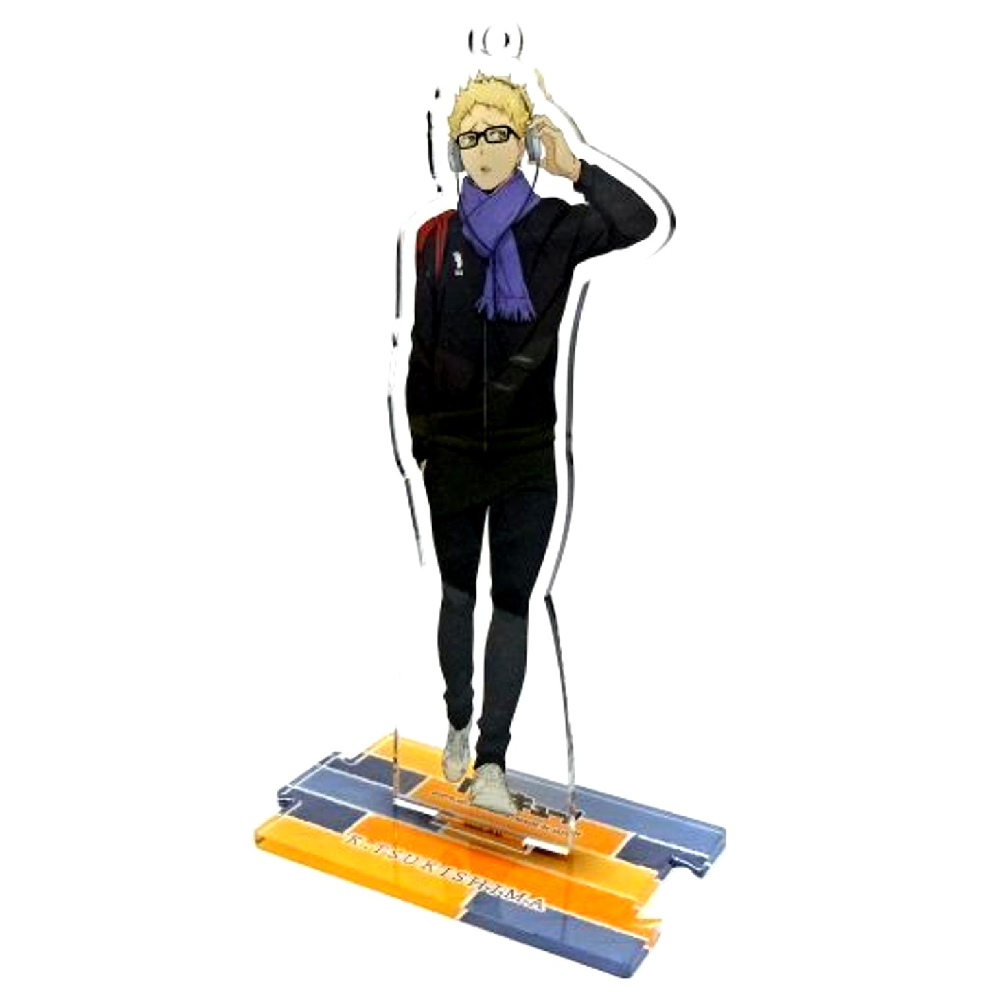 Kei Tsukishima Morning Full Body Acrylic Stand Haikyu!! Fair Each Morning in Animate Animate Limited [USED]