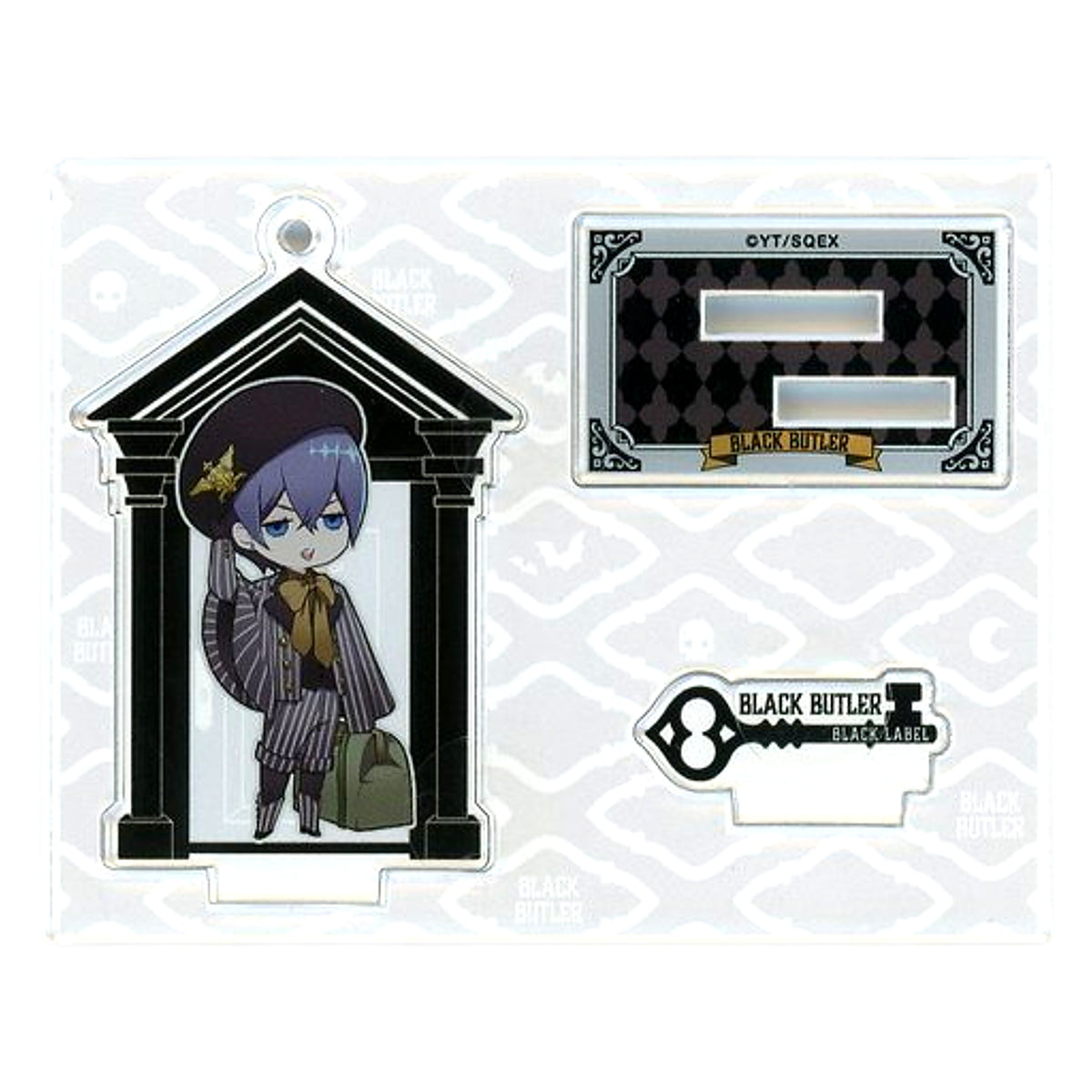 Black Butler Ciel Phantomhive Older Brother Trading Acrylic Stand Keychain Phantom Hotel Ver. Black Label Pop Up Store 2020 Limited Keychains [USED]
