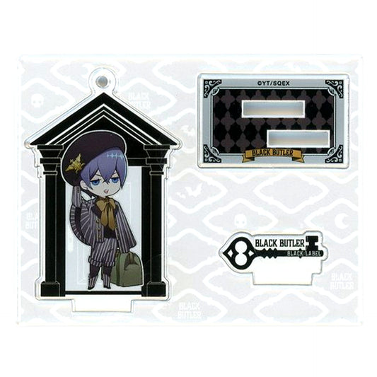 Black Butler Ciel Phantomhive Older Brother Trading Acrylic Stand Keychain Phantom Hotel Ver. Black Label Pop Up Store 2020 Limited Keychains [USED]