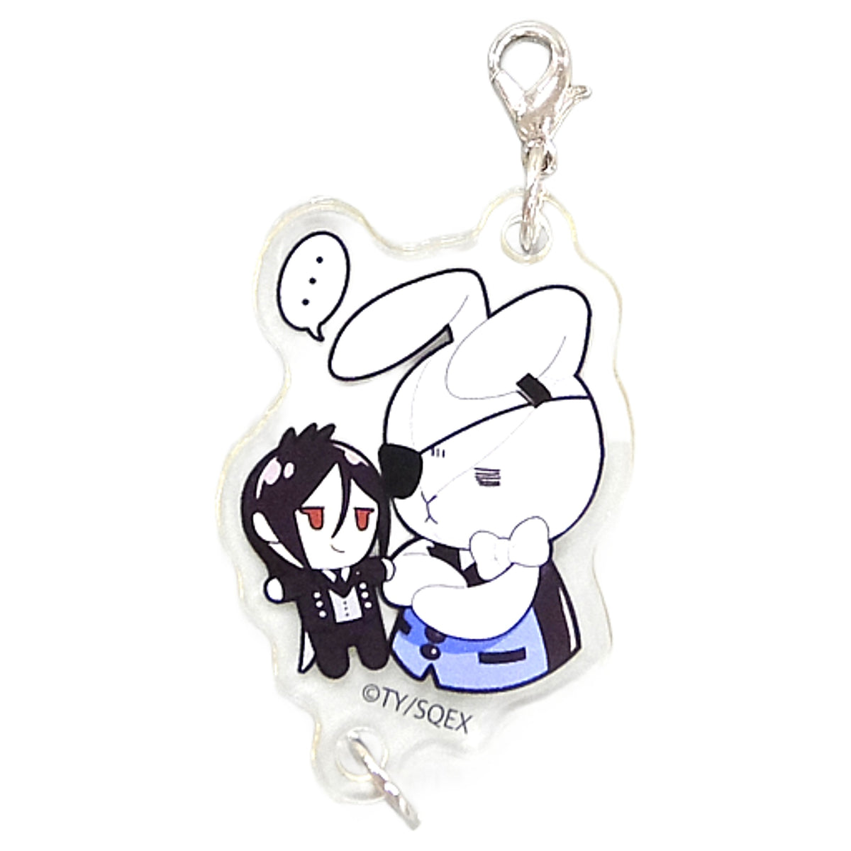 Black Butler Black Label Bitter Rabbit Ciel Ver. Sebastian Doll Trading Bitter Rabbit Acrylic Charm Pop Up Store 2020 Limited Charm [USED]