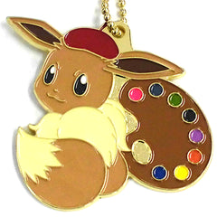 Pokemon Eevee Ichiban Kuji Eievui & Colorful Art Color Metal Charms Prize G Charm [USED]