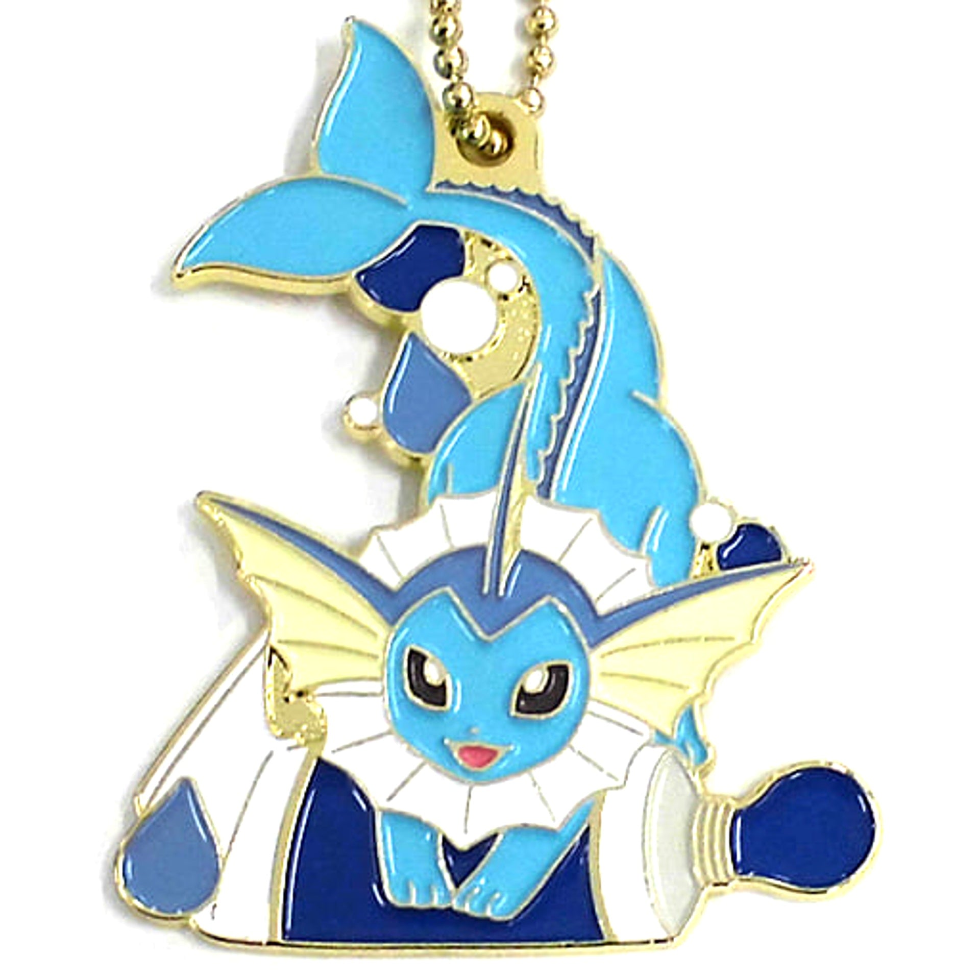 Pokemon Vaporeon Ichiban Kuji Eievui & Colorful Art Color Metal Charms Prize G Charm [USED]