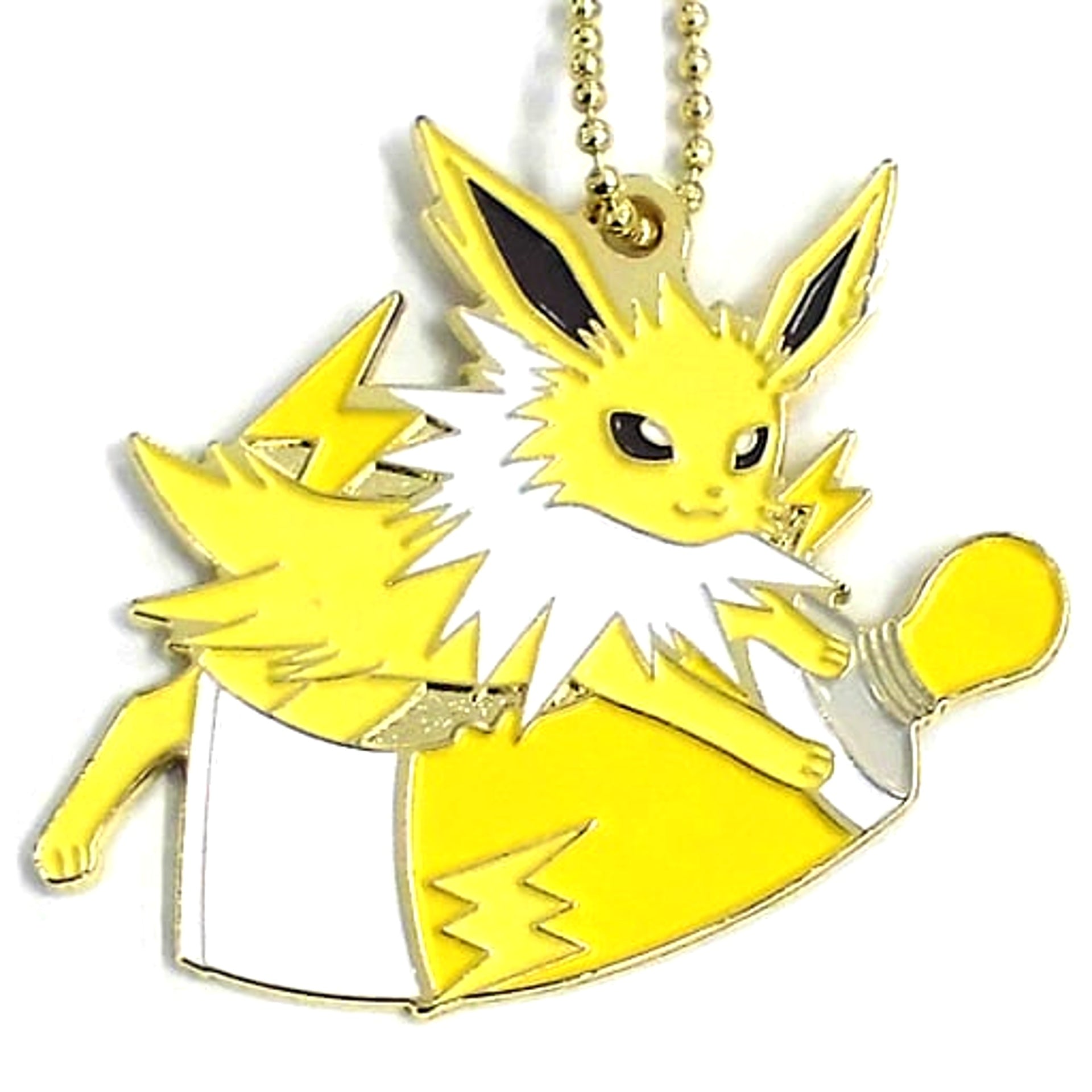 Pokemon Jolteon Ichiban Kuji Eievui & Colorful Art Color Metal Charms Prize G Charm [USED]