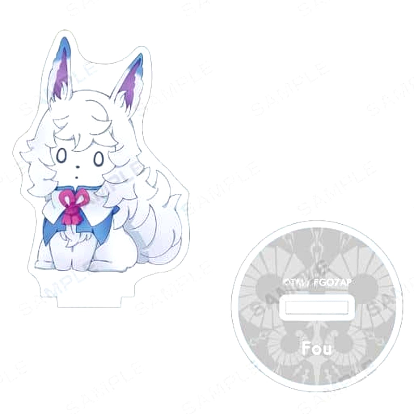 Fate/Grand Order -Absolute Demonic Front: Babylonia- Fou Trading Chibi Character Acrylic Stand [USED]