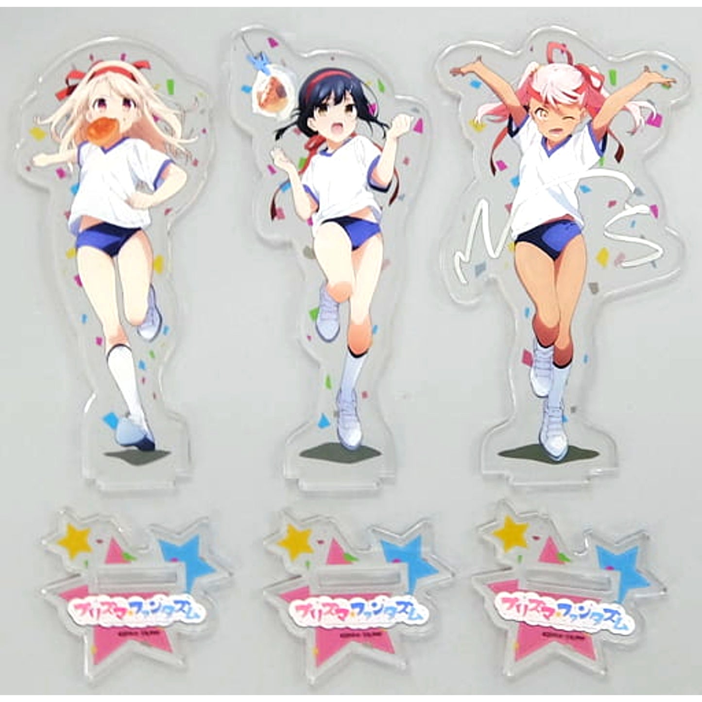 Illya and Miyu and Chloe Fate/kaleid liner Prisma Illya Prisma Phantasm Acrylic Stand Set of 3 C98 Limited Newly Drawn Special Set Included Item Single [USED]