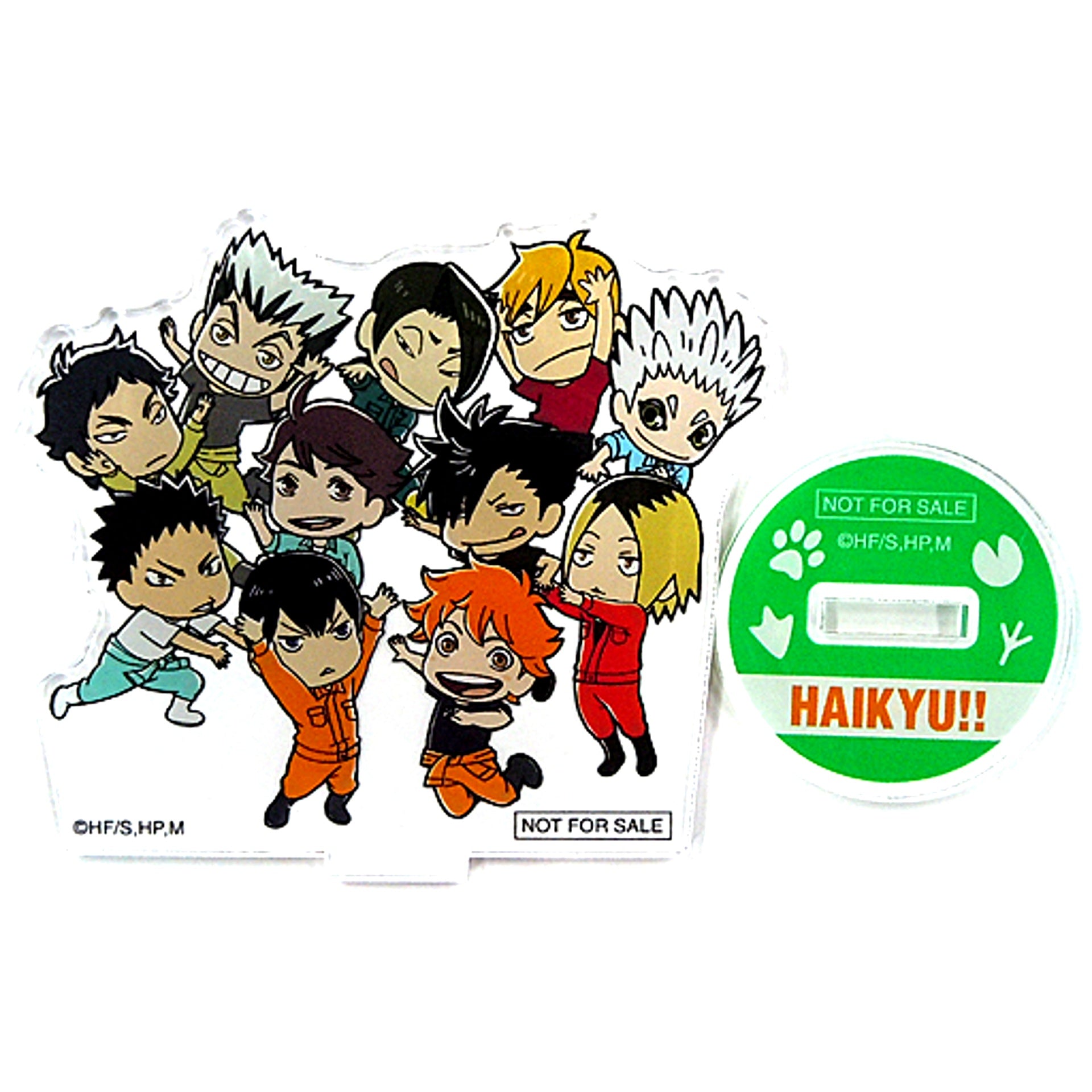 Group Haikyu!! TO THE TOP x Tobu Zoo Chibi Character Zookeeper Ver. Trading Acrylic Stand Event & AMNIBUS Ltd BOX Purchase Bonus [USED]