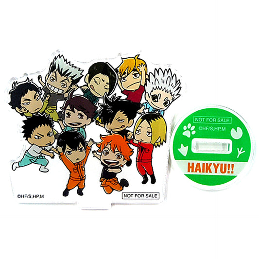 Group Haikyu!! TO THE TOP x Tobu Zoo Chibi Character Zookeeper Ver. Trading Acrylic Stand Event & AMNIBUS Ltd BOX Purchase Bonus [USED]