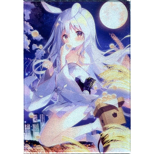 Otsukimi Dorobou Shiratama 40. Acrylic Art Plate Eshi 100 Nin Ten 10 [USED]