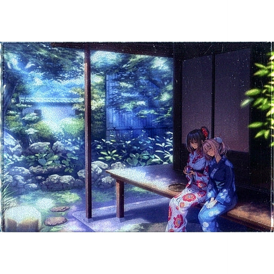 Natsukage Piromizu 68. Acrylic Art Plate Eshi 100 Nin Ten 10 [USED]