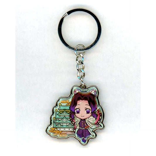 Shinobu Kocho Osaka Castle Demon Slayer Metal Keychain Osaka Limited [USED]