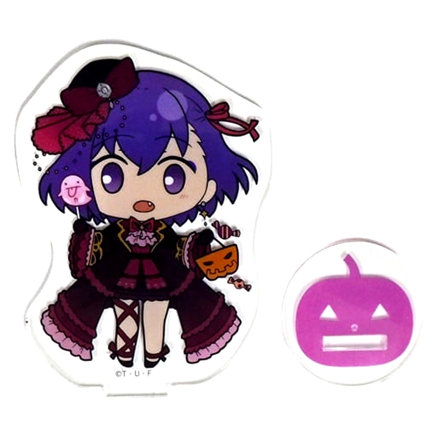 Sakura Matou Fate/stay night Heaven's Feel Machi Asobi Cafe Mini Chara Halloween Event Random Acrylic Stand Group A [USED]