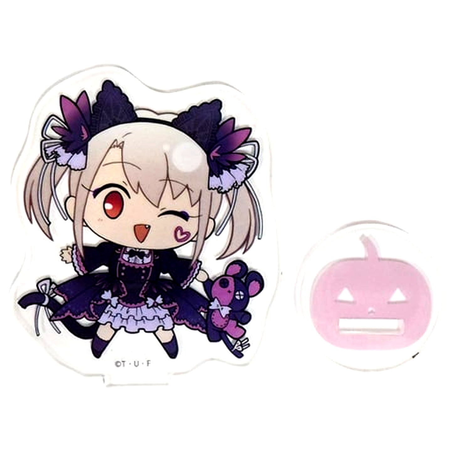 Illyasviel von Einzbern Fate/stay night Heaven's Feel Machi Asobi Cafe Mini Chara Halloween Event Random Acrylic Stand Group A [USED]