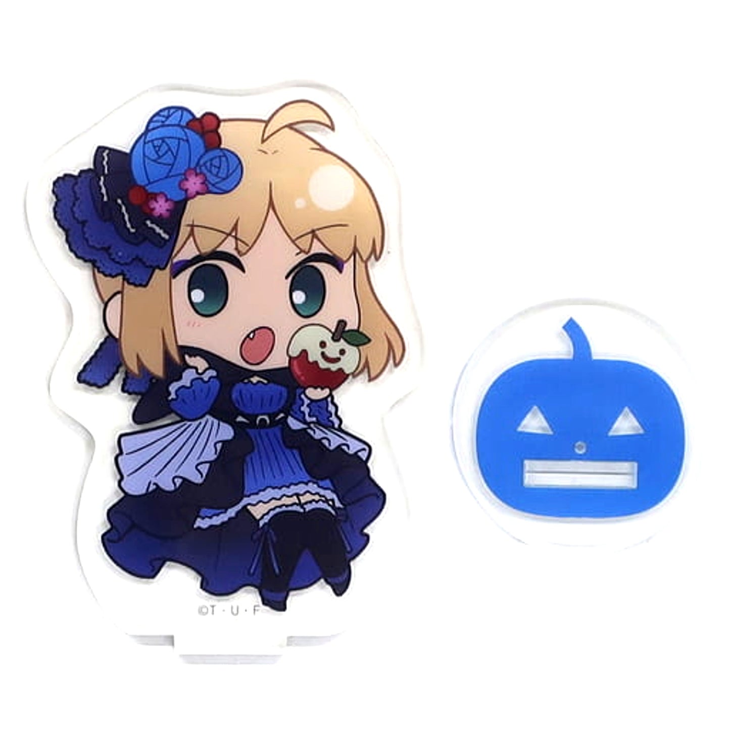 Saber Fate/stay night Heaven's Feel Machi Asobi Cafe Mini Chara Halloween Event Random Acrylic Stand Group B [USED]