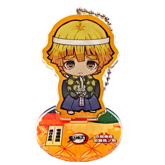 Zenitsu Agatsuma Demon Slayer: Kimetsu no Yaiba x Kyoto Minamiza Kabuki no Yakata Trading Mini Chara Stand Keychain [USED]