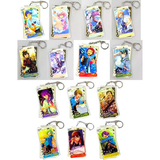 Set of 14 Ensemble Stars! Double Sided Acrylic Keychain A Ver.2 China Exclusive [USED]