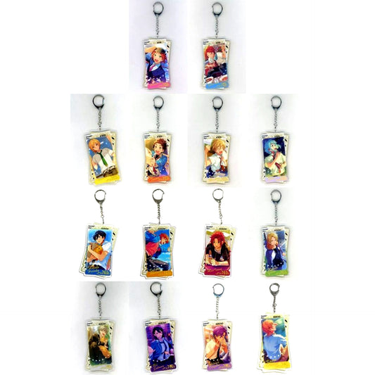 Set of 14 Ensemble Stars! Double Sided Acrylic Keychain B Ver.2 China Exclusive [USED]