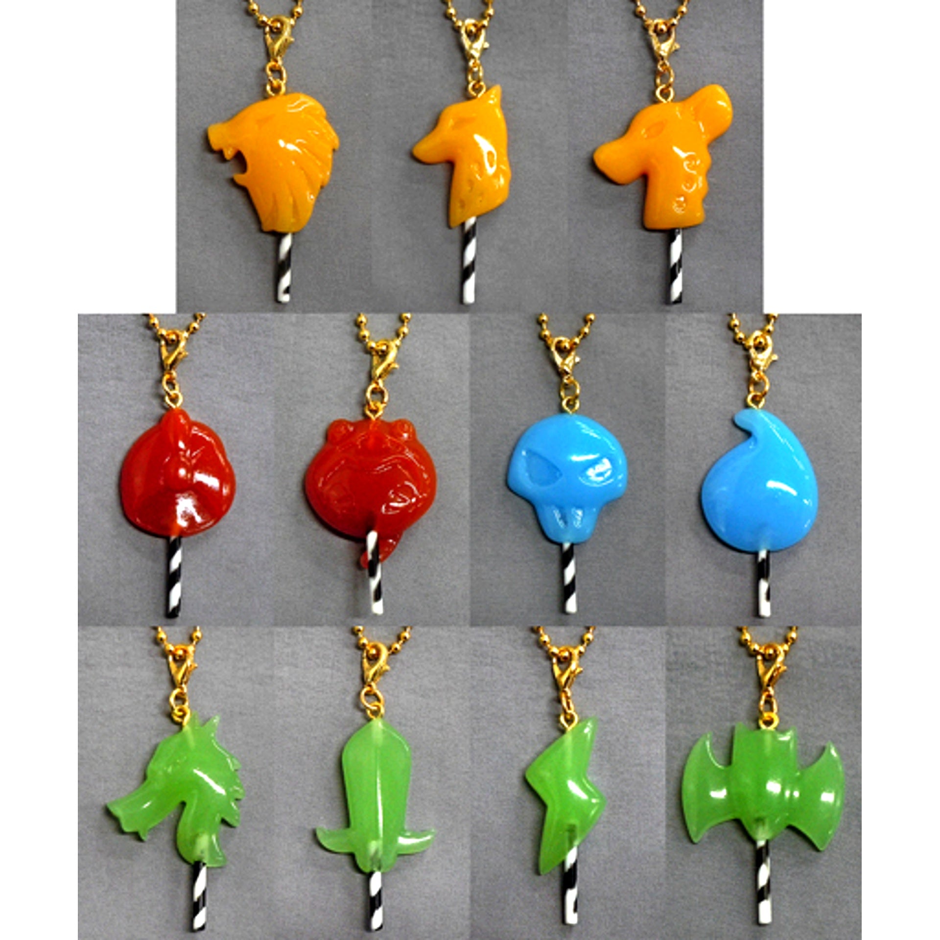 Set of 11 Disney Twisted-Wonderland Trading Candy Keychain Vol.2 [USED]