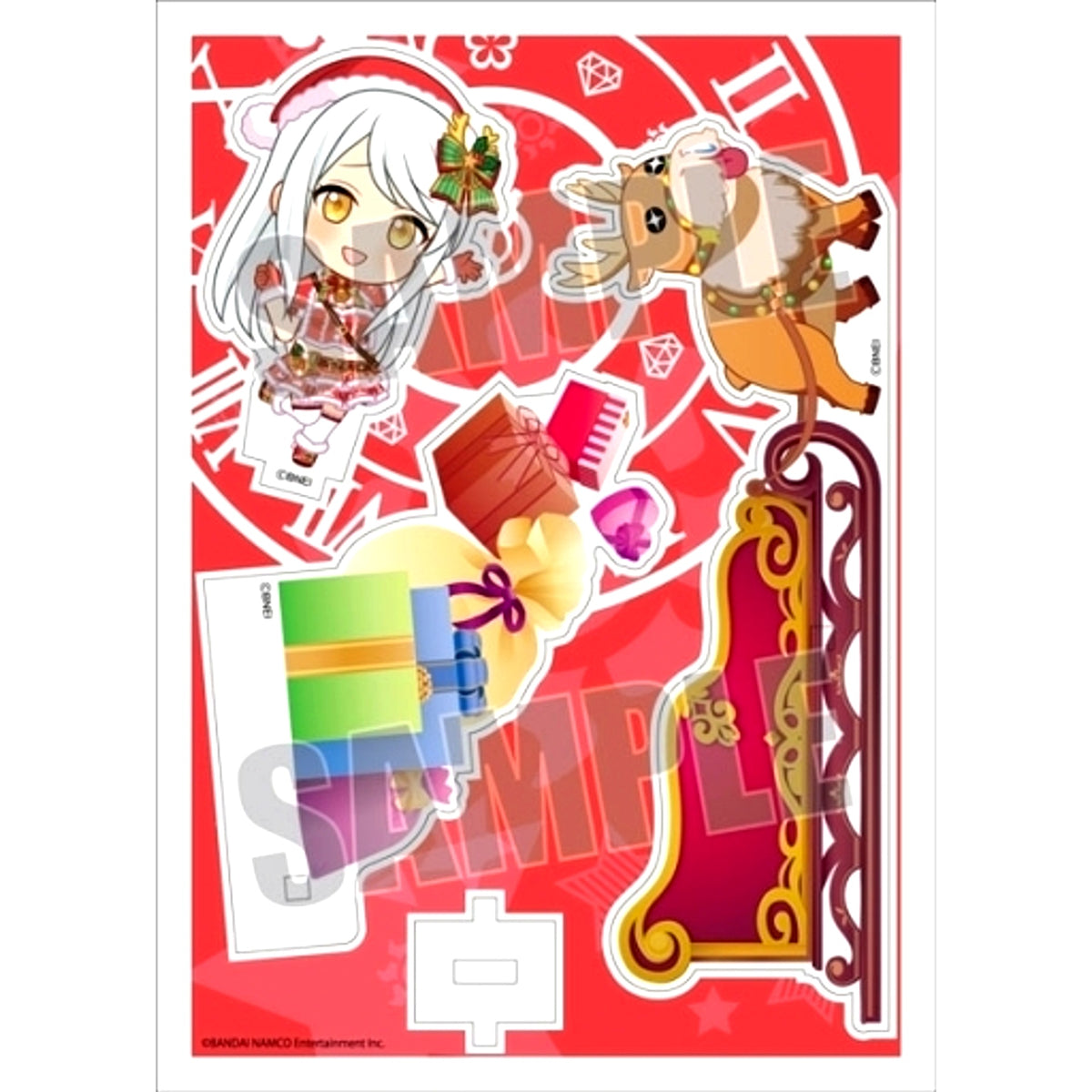 Eve Santaclaus Acrylic Character Plate Petit 22 Idolmaster Cinderella Girls [USED]