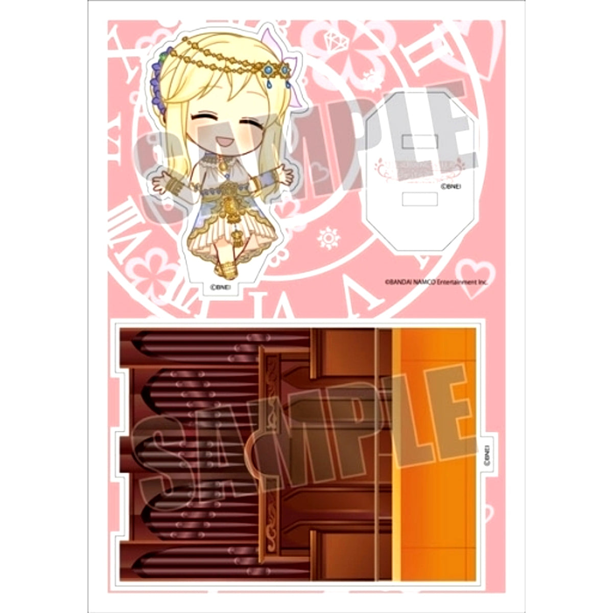 Clarice Acrylic Character Plate Petit 22 Idolmaster Cinderella Girls [USED]