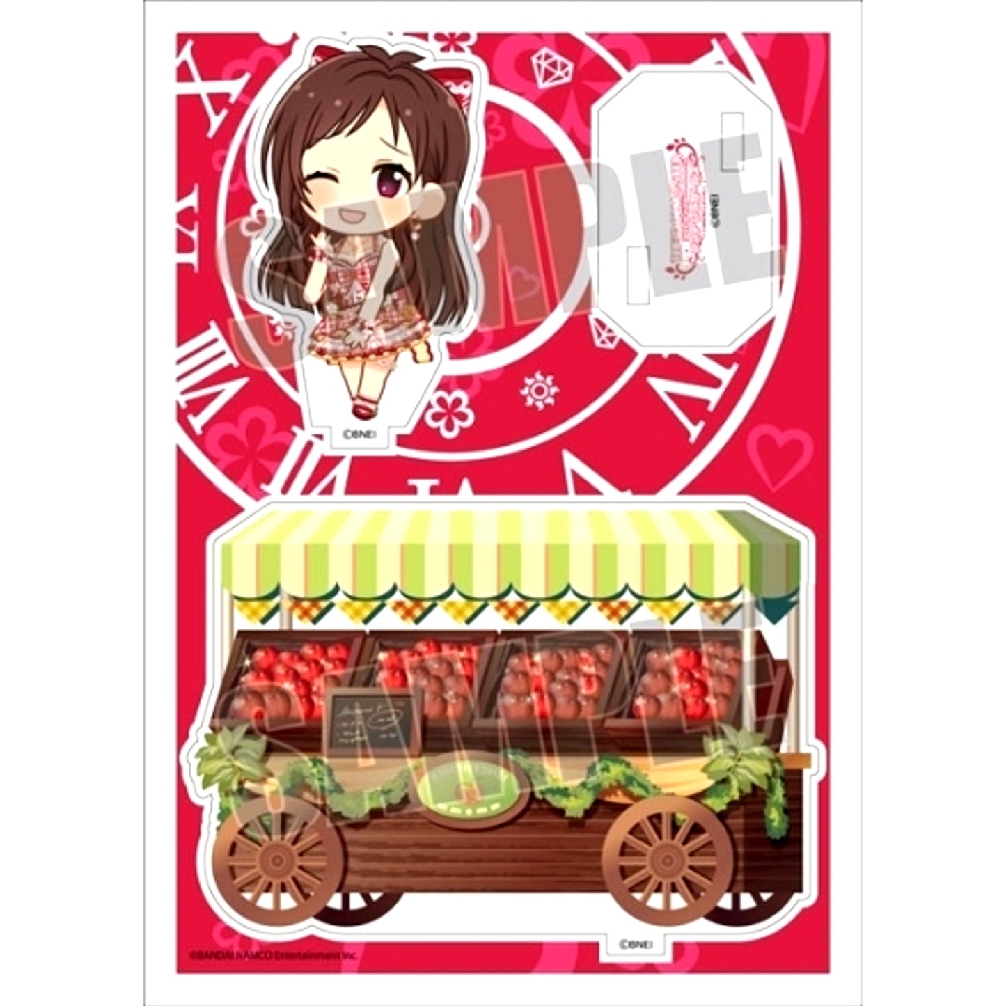 Akari Tsujino Acrylic Character Plate Petit 22 Idolmaster Cinderella Girls [USED]