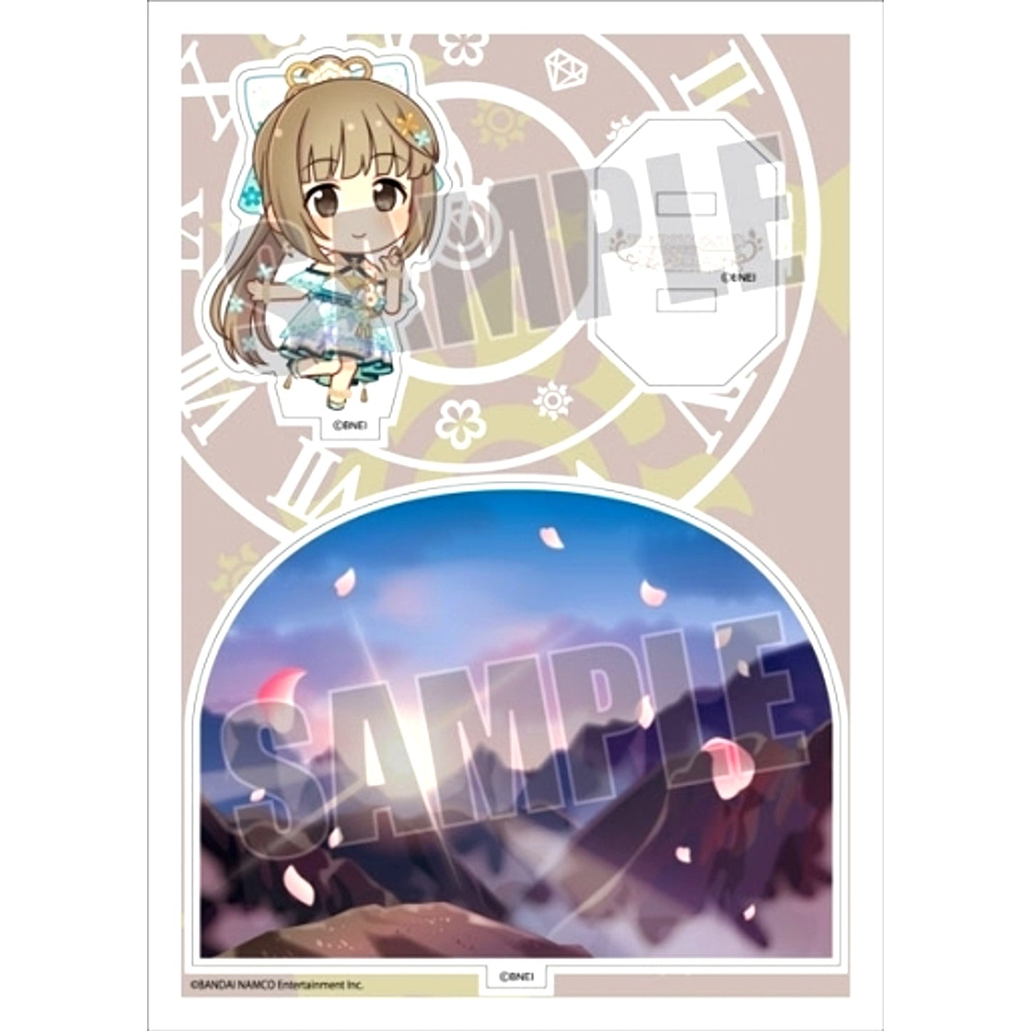 Yoshino Yorita THE IDOLM@STER CINDERELLA GIRLS Acrylic Chara Plate Petit 22 [USED]