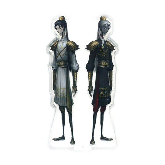Identity V White and Black Guards Xie Bi'an Fan Wujiu Trading Acrylic Stand Keychain Model Sheet UR HUNTER Vol.1 Keychains [USED]