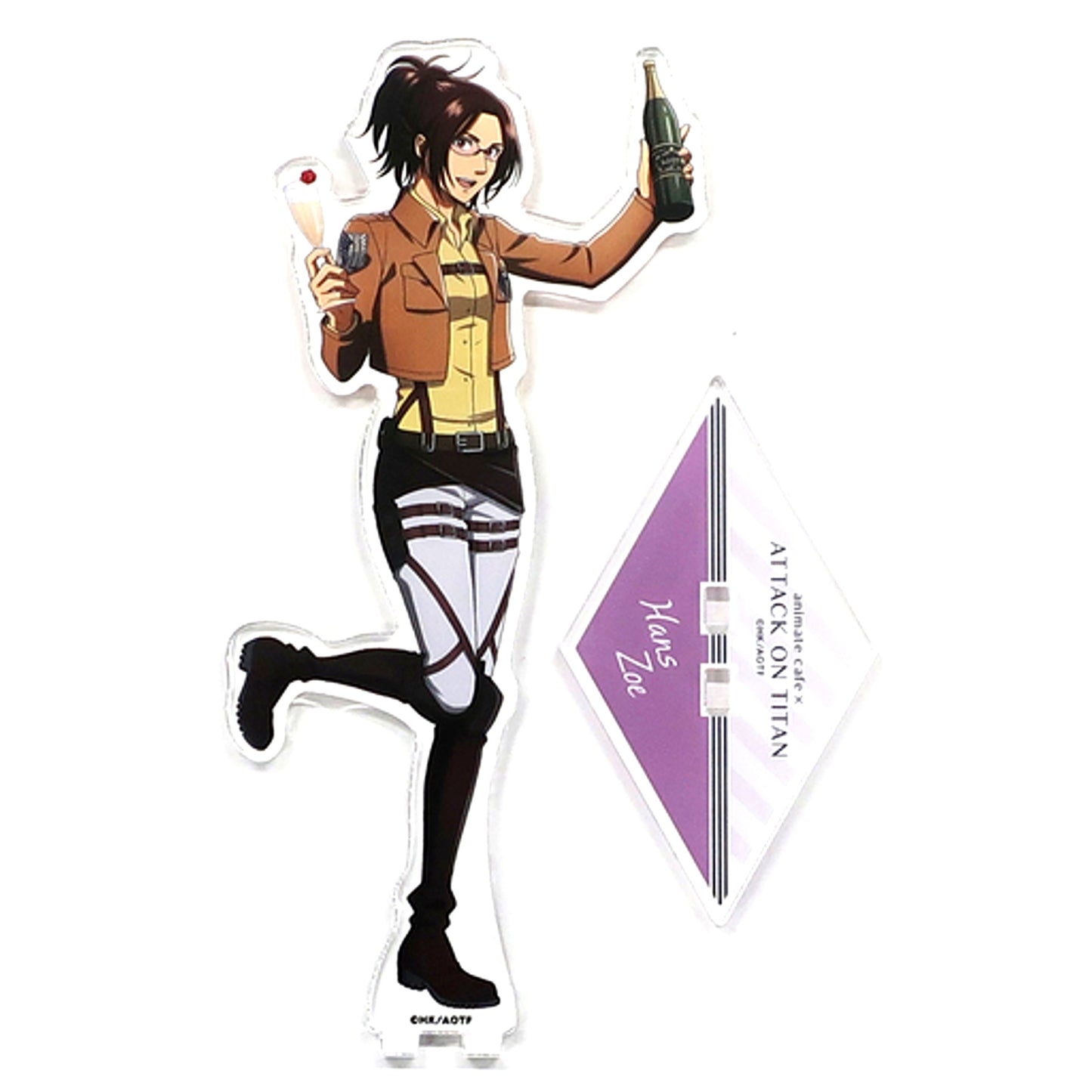 Hange Zoe Attack on Titan The Final Season animatecafe BIG Acrylic Stand [USED]