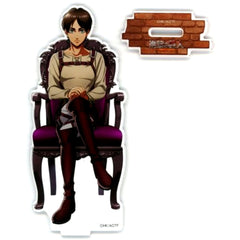 Eren Yeager Attack on Titan CHARAUM CAFE Acrylic Stand [USED]