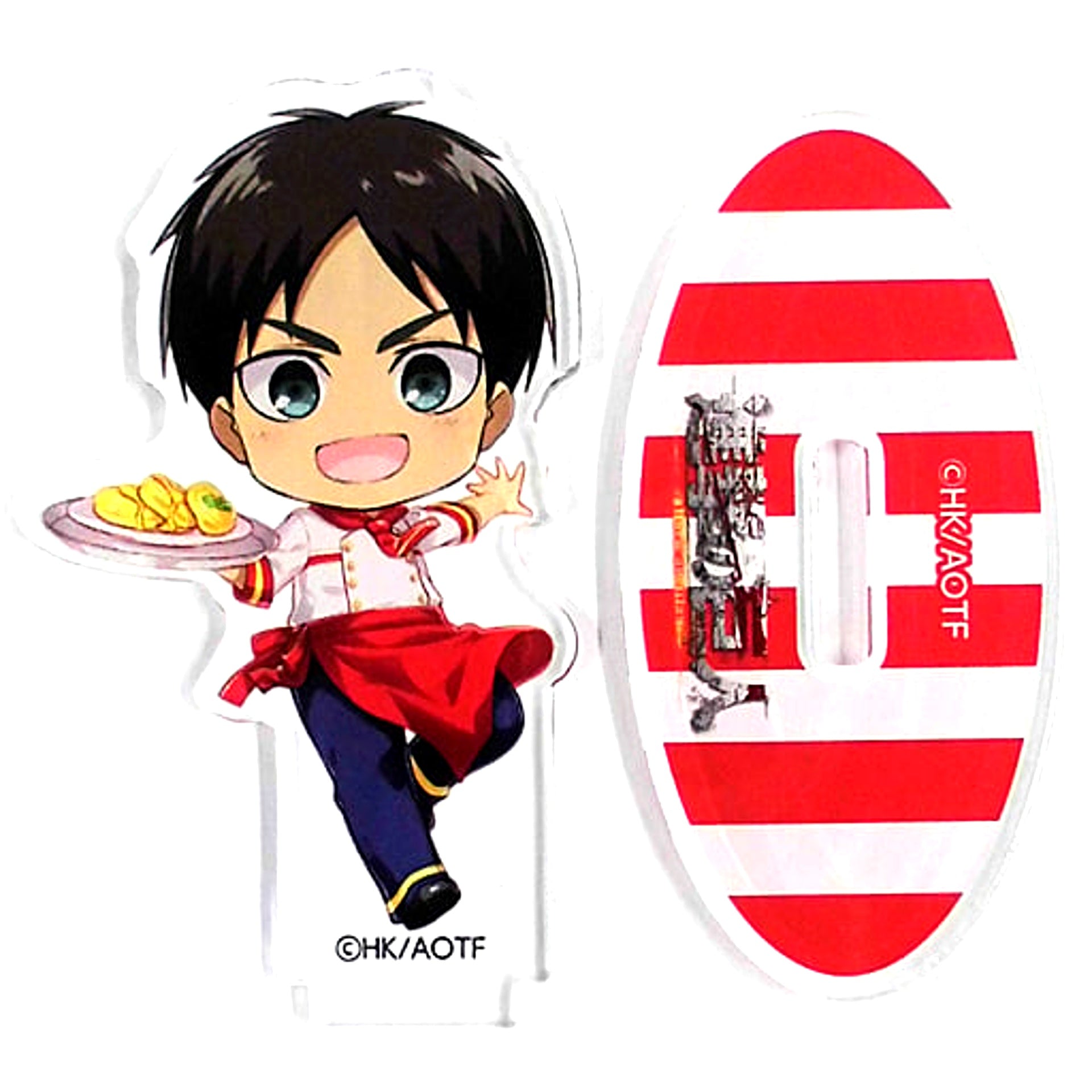 Eren Yeager Attack on Titan CHARAUM CAFE Trading Mini Chara Acrylic Stand Group A [USED]