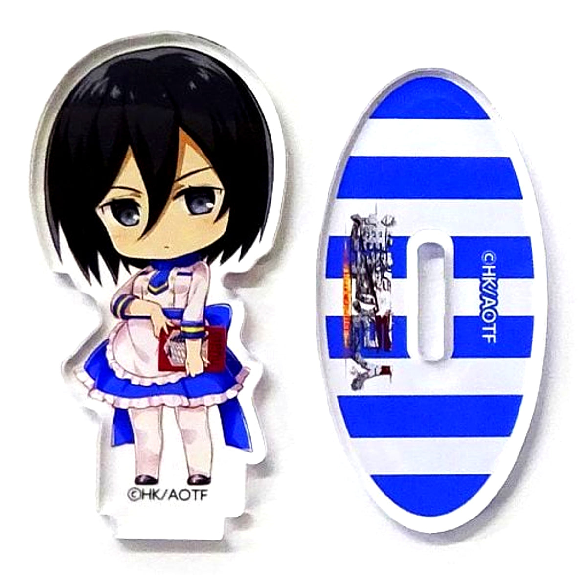 Mikasa Ackerman Attack on Titan x CHARAUM CAFE Trading Mini Character Acrylic Stand Group A [USED]