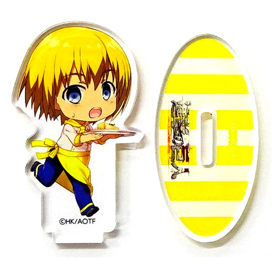 Armin Arlert Attack on Titan x CHARAUM CAFE Trading Mini Character Acrylic Stand Group A [USED]