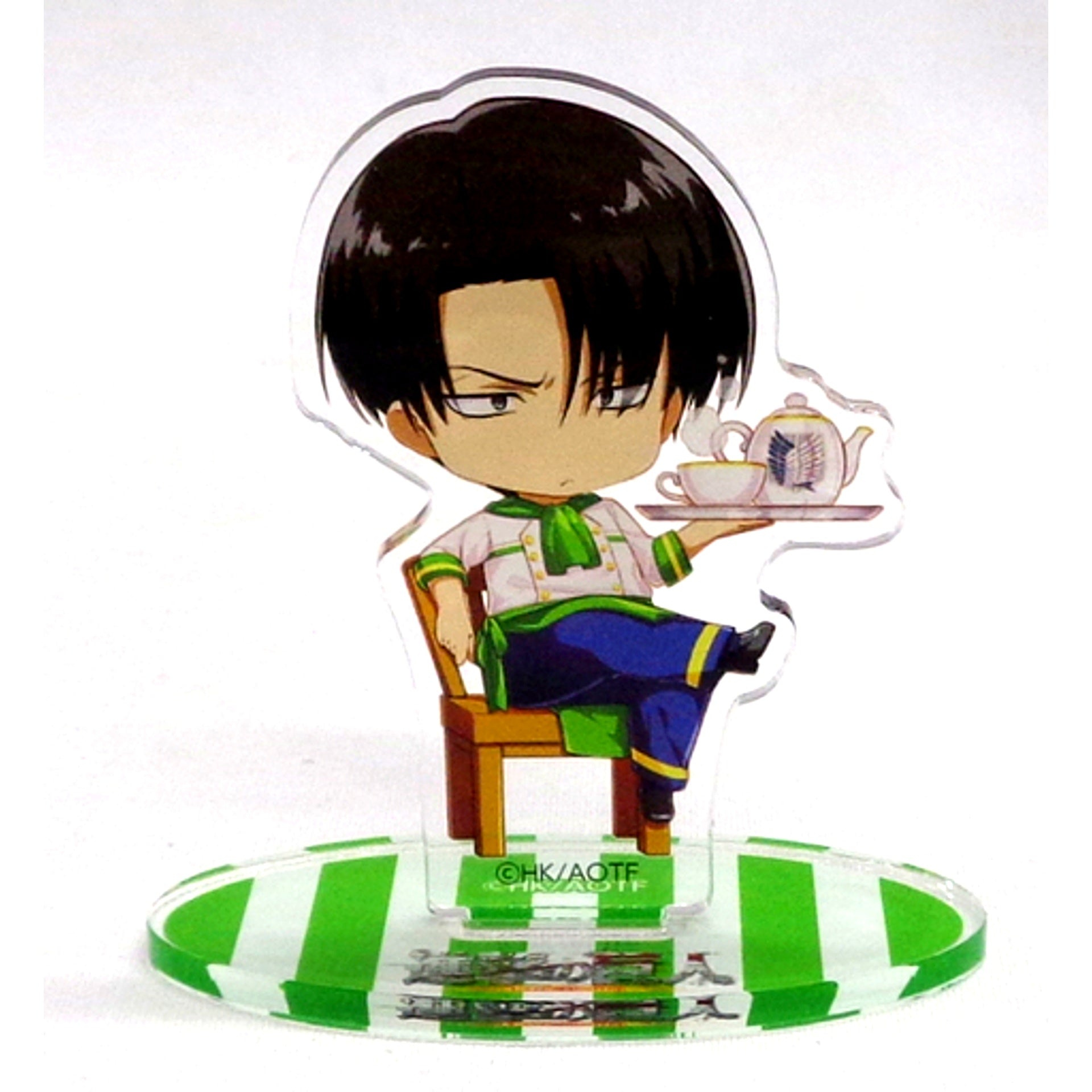 Levi Ackerman Attack on Titan CHARAUM CAFE Trading Mini Chara Acrylic Stand Group B [USED]