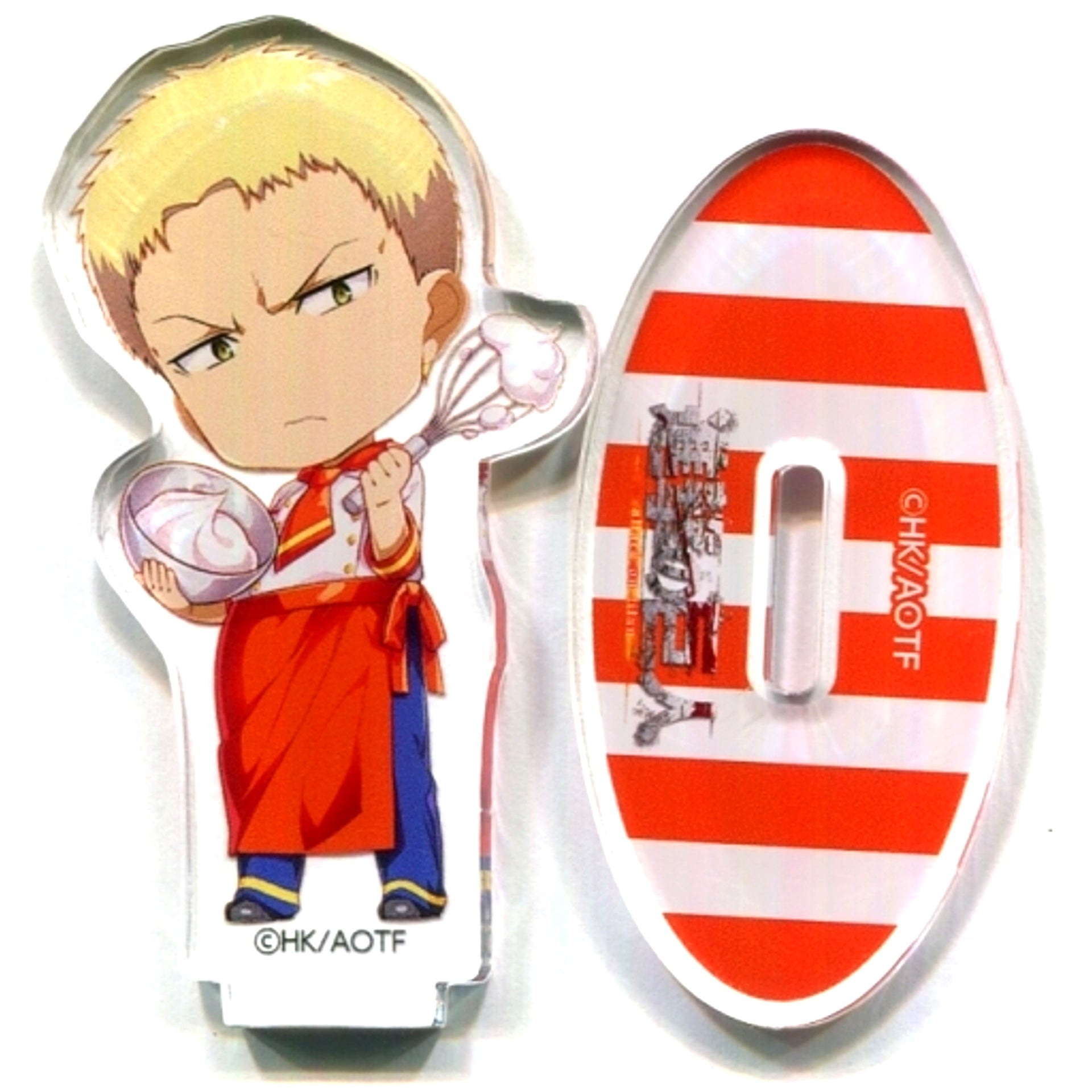 Reiner Braun Attack on Titan CHARAUM CAFE Trading Mini Character Acrylic Stand Group B [USED]
