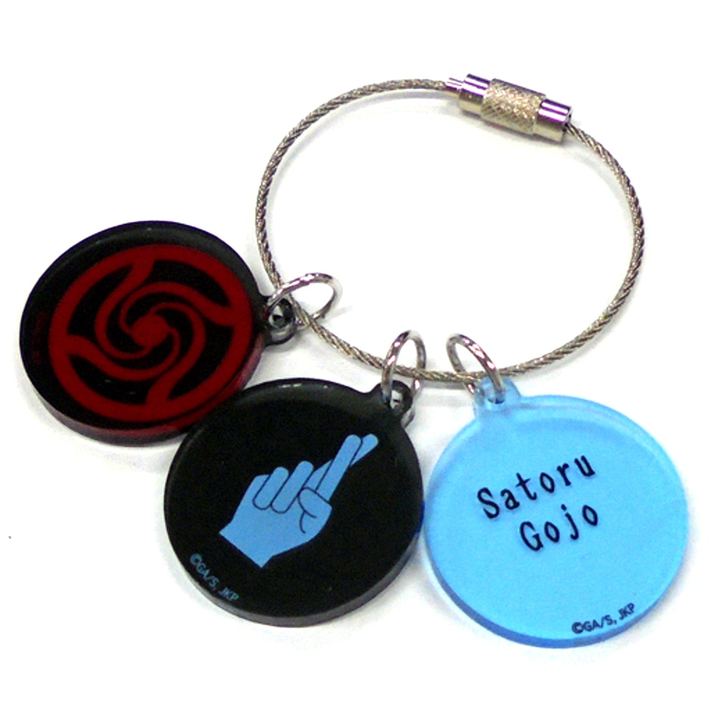 Satoru Gojo Jujutsu Kaisen Plaza in Loft 3-Charm Acrylic Keychain [USED]