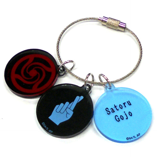 Satoru Gojo Jujutsu Kaisen Plaza in Loft 3-Charm Acrylic Keychain [USED]
