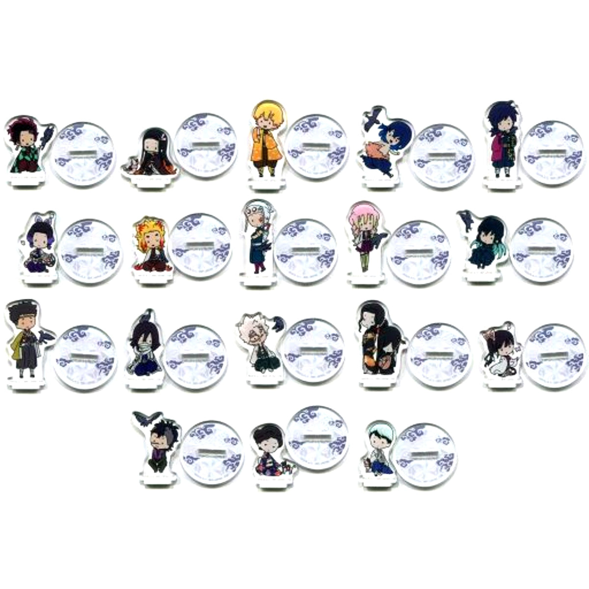 Set of 18 Demon Slayer Torupaka! Acrylic Stand sugar pochette Vol. 2 [USED]