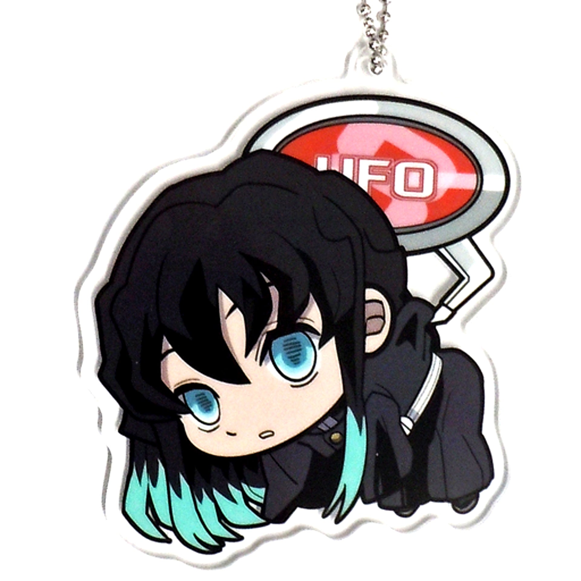 Muichiro Tokito Demon Slayer Kimetsu no Yaiba UFO Tsumamare Acrylic Keychain Mascot Vol.2 [USED]