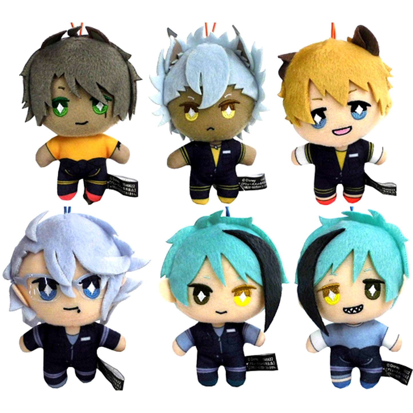 Set of 6 Disney Twisted-Wonderland Extra PE Uniform Mascot Savanaclaw Dorm and Octavinelle Dorm [USED]
